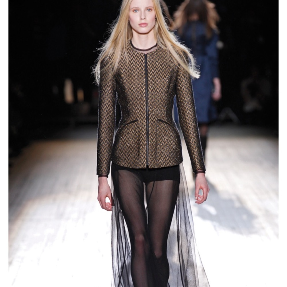 Theyskens' Theory Jelsor metallic jacquard jacket